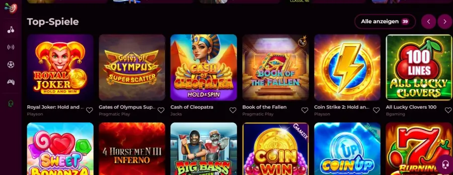 Sweetyspin casino app